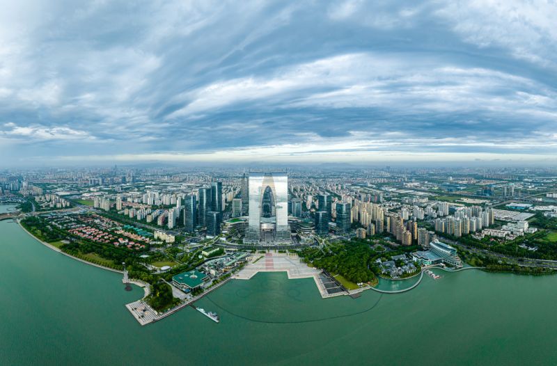 苏州金鸡湖景区